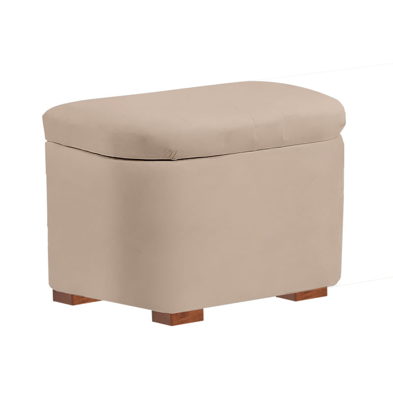 BAUL ESTHER MAVISAC PEQUEÑO COLOR BEIGE - TELA