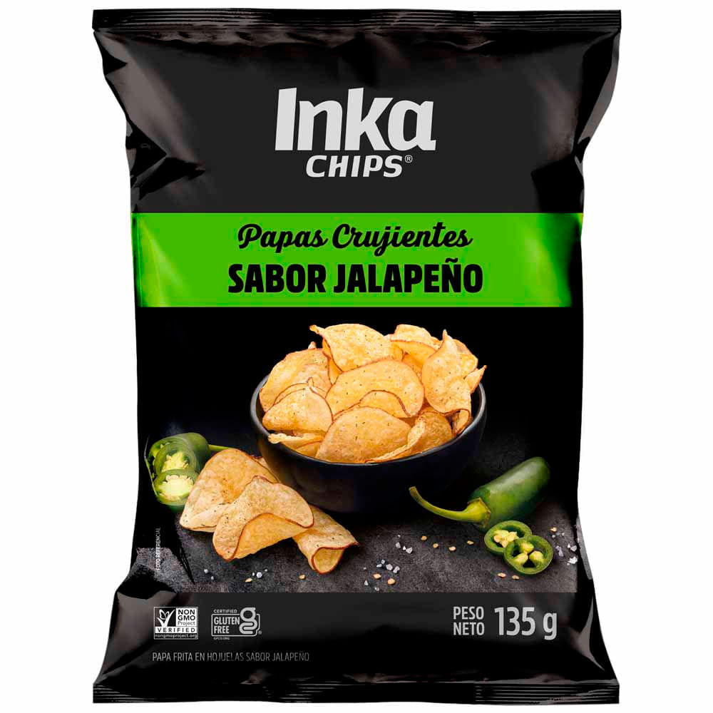 Papas INKA CHIPS Jalapeños Bolsa 135g