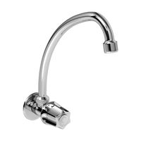LLAVE PARA LAVADERO A LA PARED BAVARO CROMADO ITALGRIF