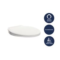 ASIENTO UNIVERSAL REDONDO BLANCO VAINSA