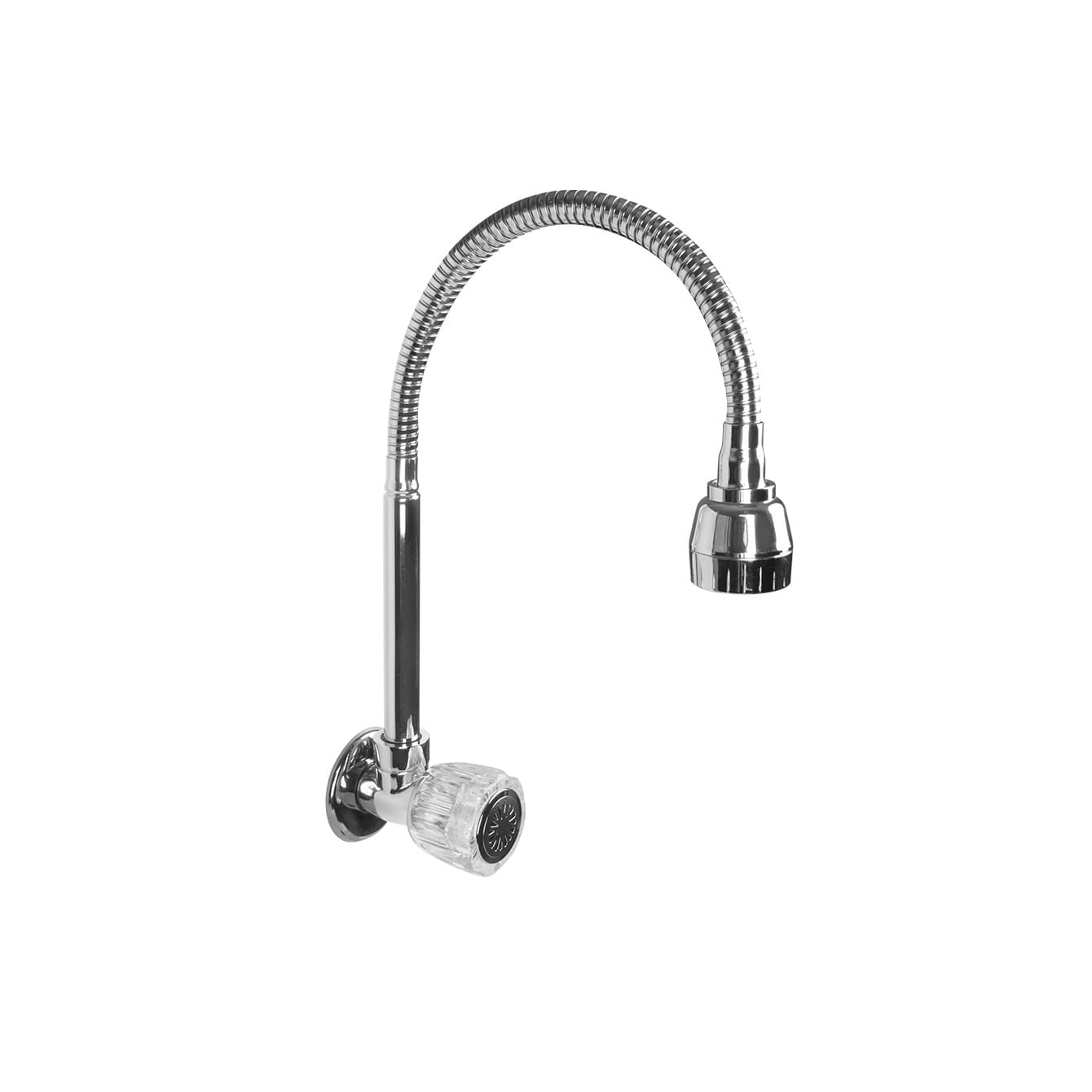 LLAVE LAVADERO CON PICO FLEXIBLE GALIPAGOS ITALGRIF