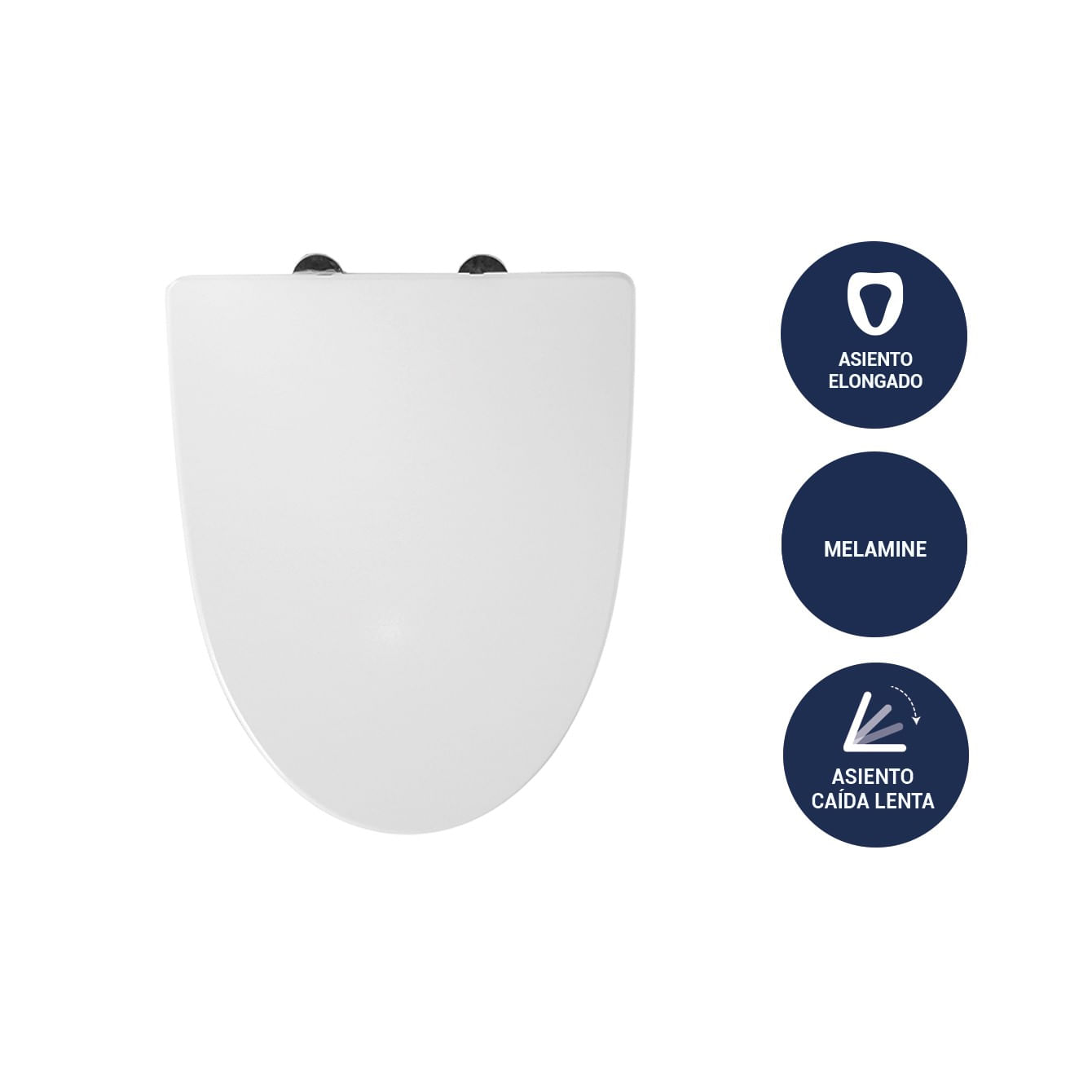 ASIENTO MODERN BLANCO VAINSA
