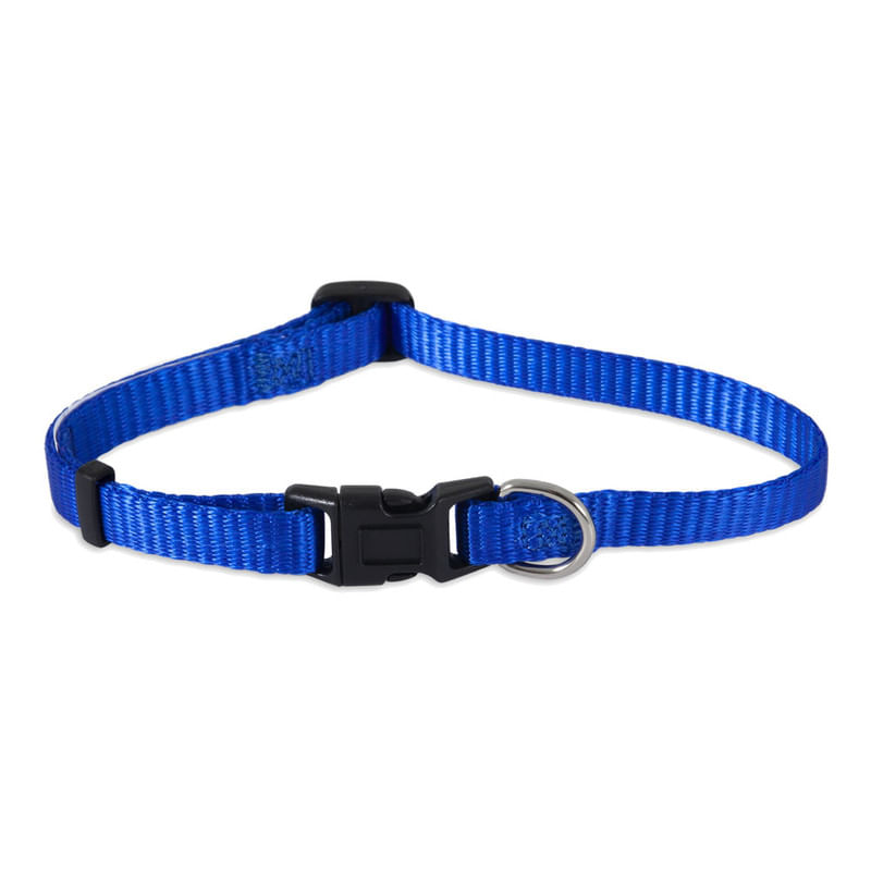 Petmate Collar Ajustable de Nylon Azul Talla S