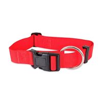 Petmate Collar Ajustable de Nylon Rojo Talla L