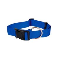 Petmate Collar Ajustable de Nylon Azul Talla L