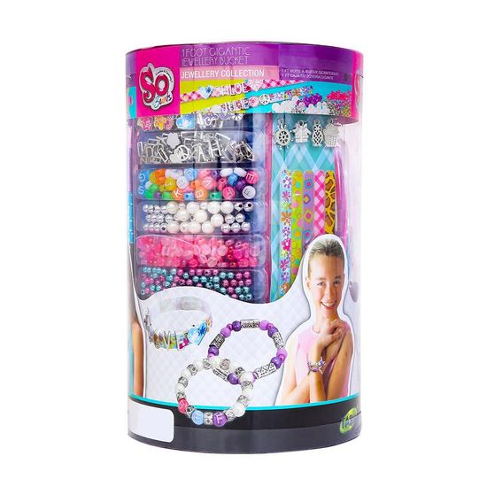 Set de Bisutería para Niñas para Hacer Pulseras Anillos Collares B70 -  Promart