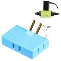 Mini Enchufe Tomacorriente Extensión 3 en 1 Giratorio