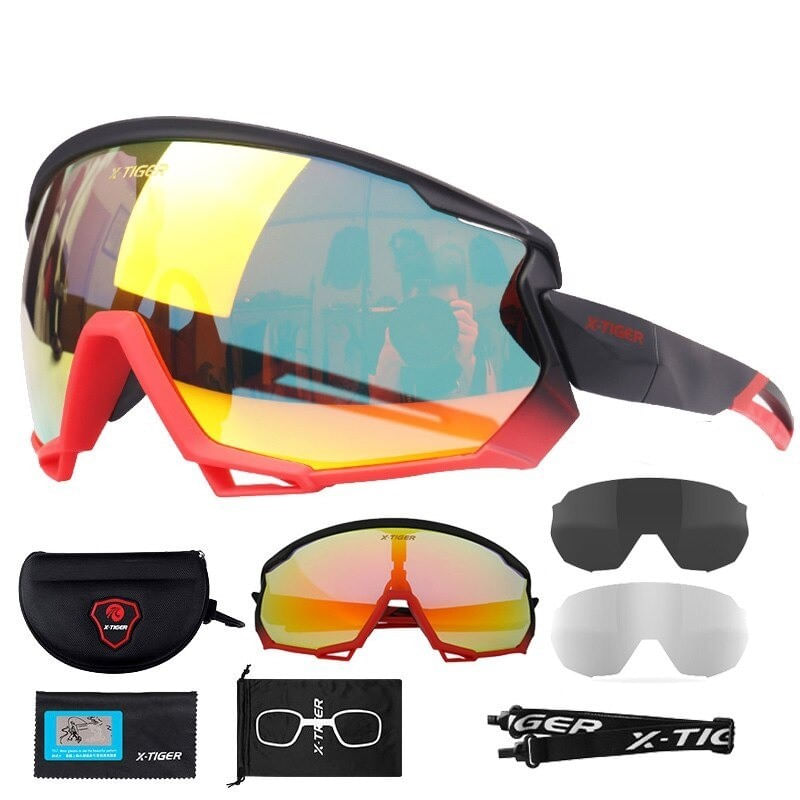 Lentes Ciclismo X-TIGER WJK3-03 Polarizados Fotocromáticos