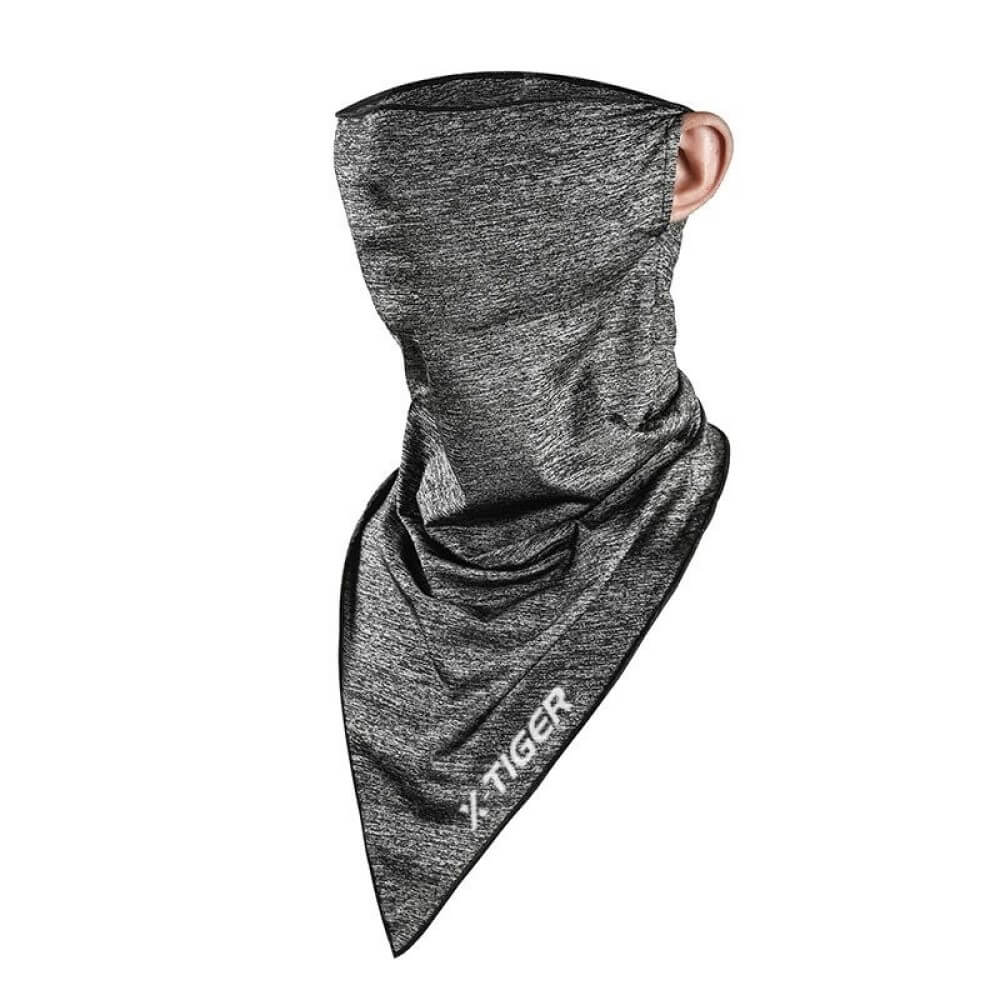 Pasamontaña X-TIGER DPMZ-60 Gris Ciclismo Cortaviento