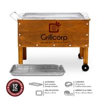 Caja China Mediana Caoba Premium