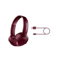 Audífonos de diadema inalámbricos con micrófono SHB3075RD Rojo