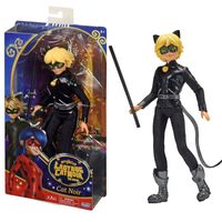 MUÑECO LADYBUG Y CAT NOIR THE MOVIE CAT NOIR 28 CM