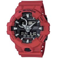 Reloj Casio G-Shock GA700-4A Digital Analógico Luz Led 200m Rojo