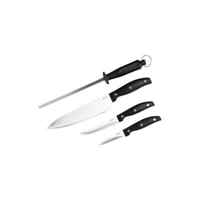 Juego de Cuchillos 4Pzs Acero Inoxidable Oster 75679-04 Negro