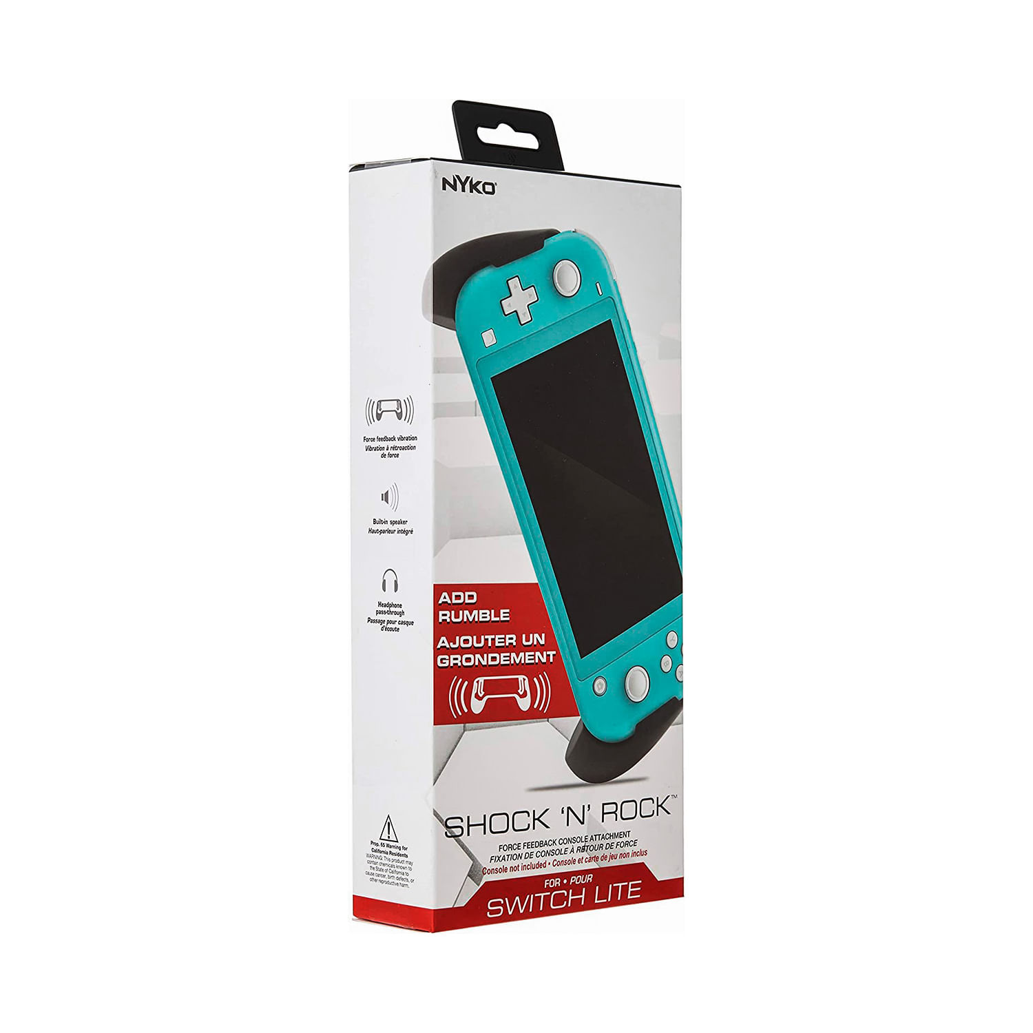Nyko Skock ""N"" Rock Accesorio De Altavoces Nintendo Switch Lite Black