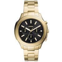 Reloj Fossil Windfield BQ2590 Multifuncional Acero Inoxidable Dorado Negro