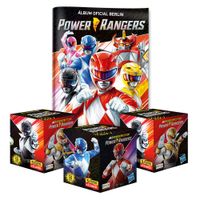 Álbum Power Rangers Editorial Berlin Tapa Blanda + 3 Cajitas (150 Sobres)