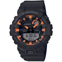 Reloj Casio G-Shock GBA800SF-1A Bluetooth Digital Analogico Luz Resina Negro Naranja