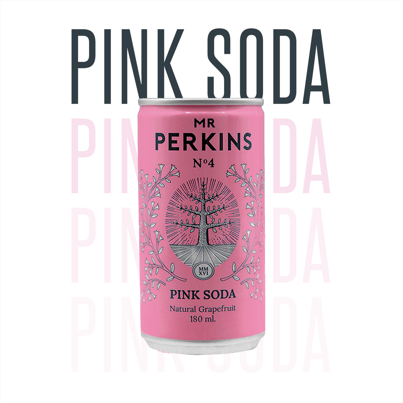 Mr Perkins Pink Soda Caja 24 und. de 180ml
