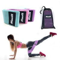 Bandas Elásticas Poliester Alta Resistencia Fitness Gym