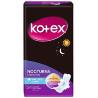 Toalla Higiénica Nocturna KOTEX Paquete 24un