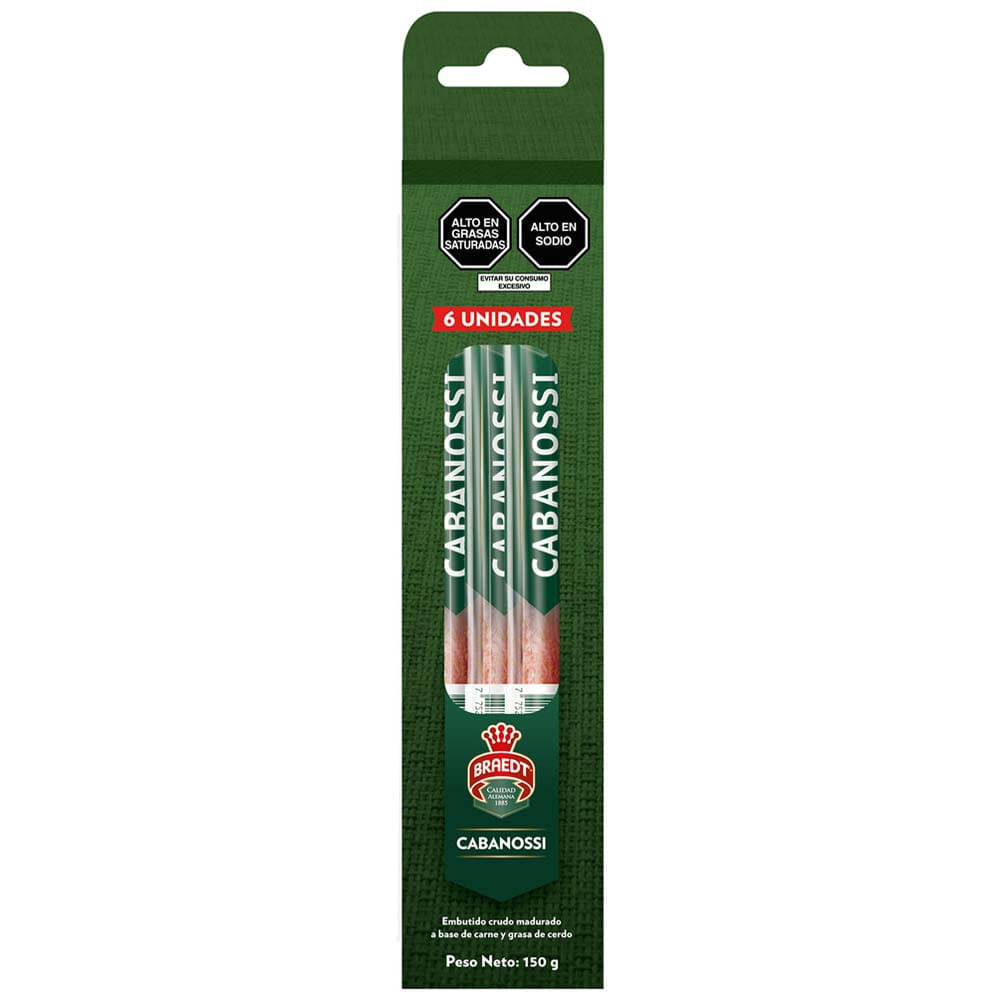 Multipack Cabanossi BRAEDT Display 150g
