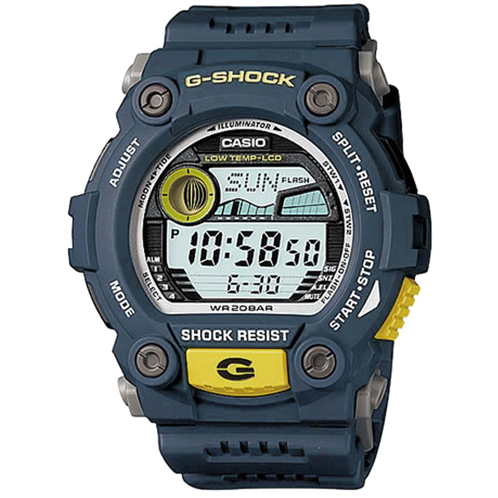 Reloj Casio G-Shock G7900-2 Digital Acuático Luz Resna Azul Verdoso