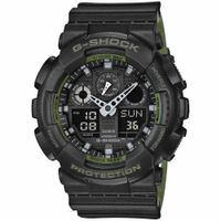 Reloj Casio G-Shock GA100L-1A Digital Analógico Acuático Negro Verde
