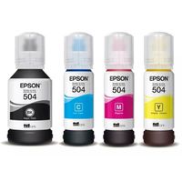 Tinta 504 Kit 4 Colores Epson T504 Cyan Magenta Yellow Black