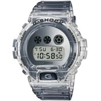 Reloj Casio G-Shock DW-6900SK-1 Digital Luz de Fondo Resina Gris Transparente
