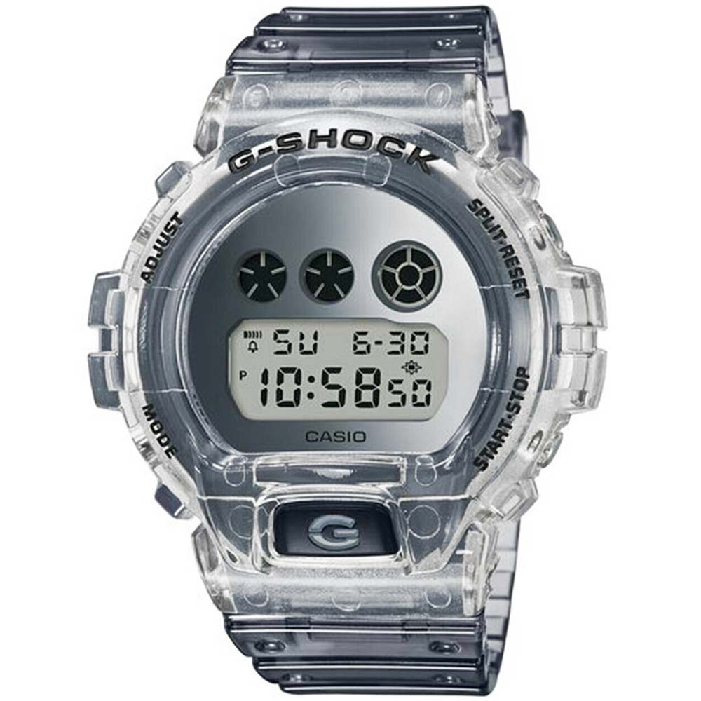 Reloj Casio G-Shock DW-6900SK-1 Digital Luz de Fondo Resina Gris Transparente