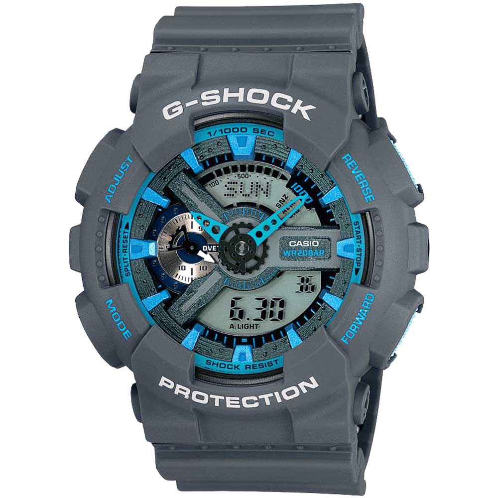 Reloj Casio G-Shock GA110TS-8A2 Digital Analógico Luz Automática Acuático Gris