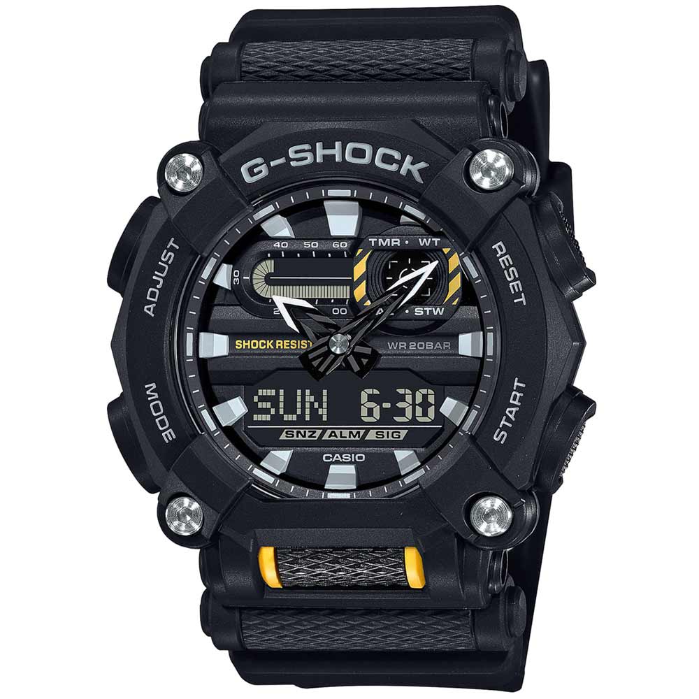 Reloj Casio G-Shock GA900-1A Digital Analógico Luz LED Acuático Resina Negro