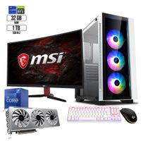 Pc SuperGamer Corei9 12va Monitor 27"" 144hz Video Rtx3060ti 8gb Ram 32 Ssd 1tb