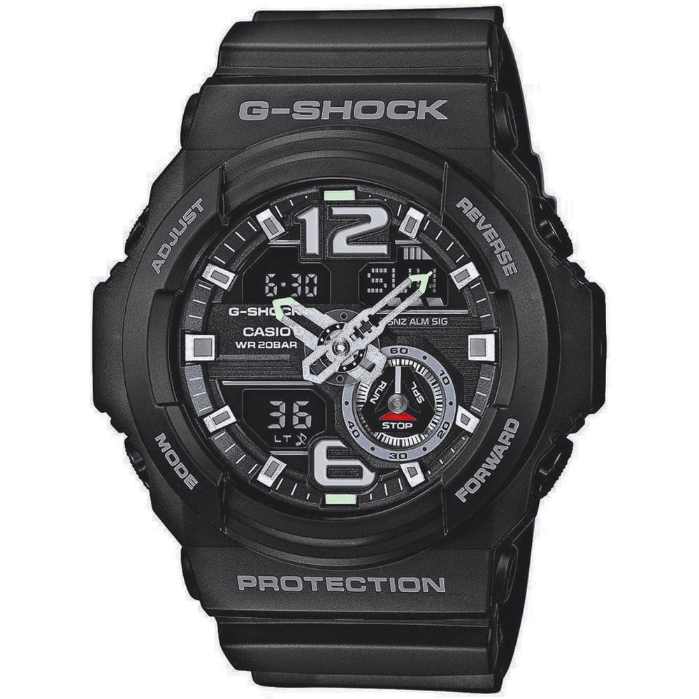 Reloj Casio G-Shock GA310-1A Digital Analógico Luz LED Resina Negro