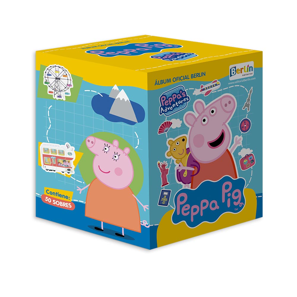 1 Cajita Peppa Pig Editorial Berlín por 50 Sobres