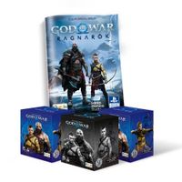 Álbum God of war Ragnarok Editorial Berlin Tapa Blanda + 3 Cajitas (150 Sobres)