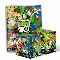 Álbum Ben 10 Editorial Berlin Tapa Blanda + 2 Cajitas (100 Sobres)