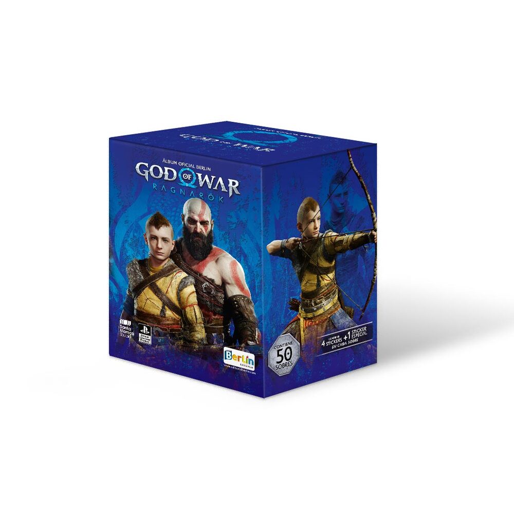 1 Cajita God of war Ragnarok Editorial Berlín por 50 Sobres