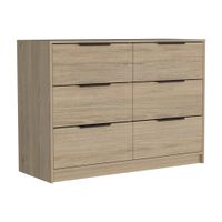 Cómoda Kaia 4 cajones 2 puertas Rovere