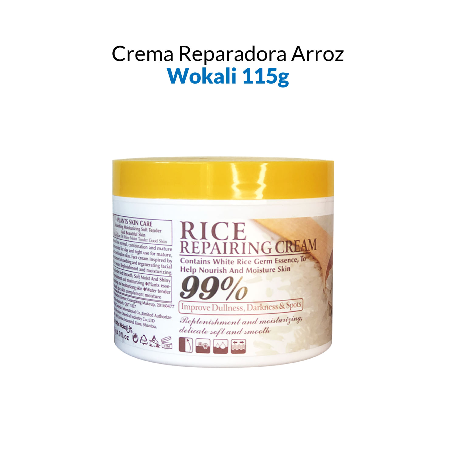 Crema Reparadora Arroz Wakali 115g