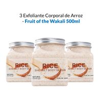 3 Exfoliante Corporal de Arroz - Fruit of the Wakali 500ml