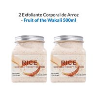 2 Exfoliante Corporal de Arroz - Fruit of the Wakali 500ml