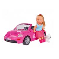 Muñeca 3D Evi Love Auto Y Mascota