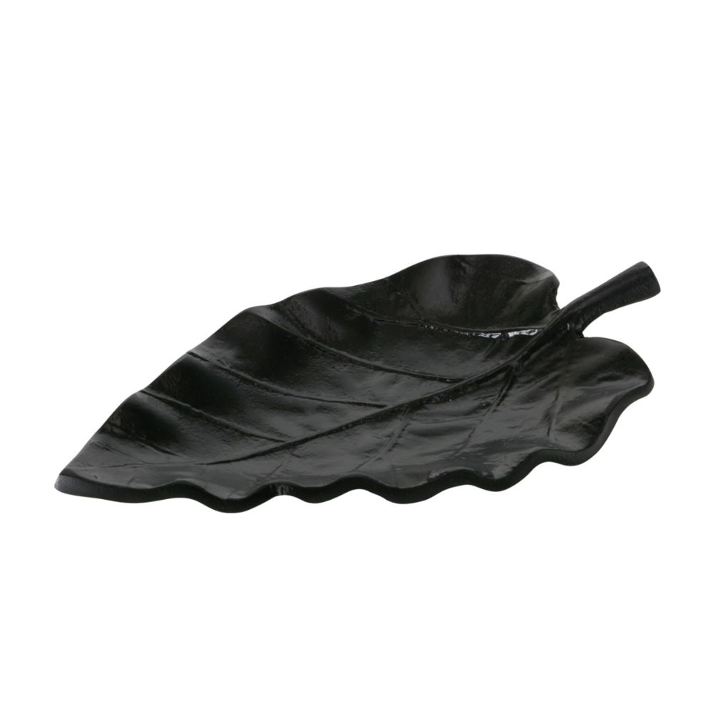 Adorno Hoja Negra A 27 cm