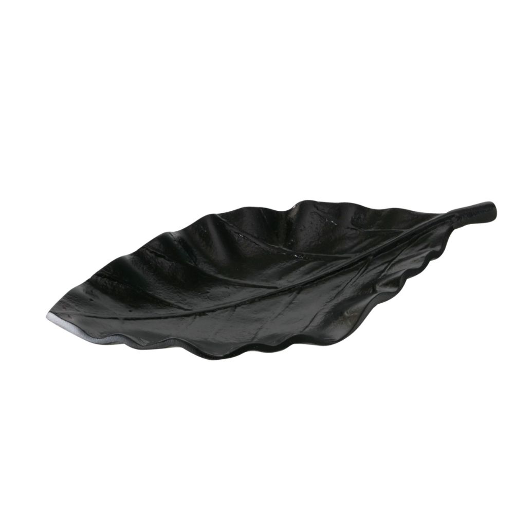 Adorno Hoja Negra B 27 cm