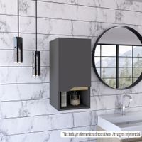 Gabinete Colgante de Baño Laurent Plomo/Duna