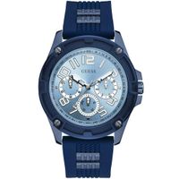 Reloj Guess Delta GW0051G4 Multifuncional Correa De Silicona Azul
