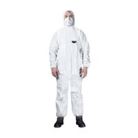 Buzo Descartable Macroguard Blanco Talla L Clute