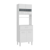 Mueble Alacena de Cocina Dalia 60cm MDP Blanco Naranja